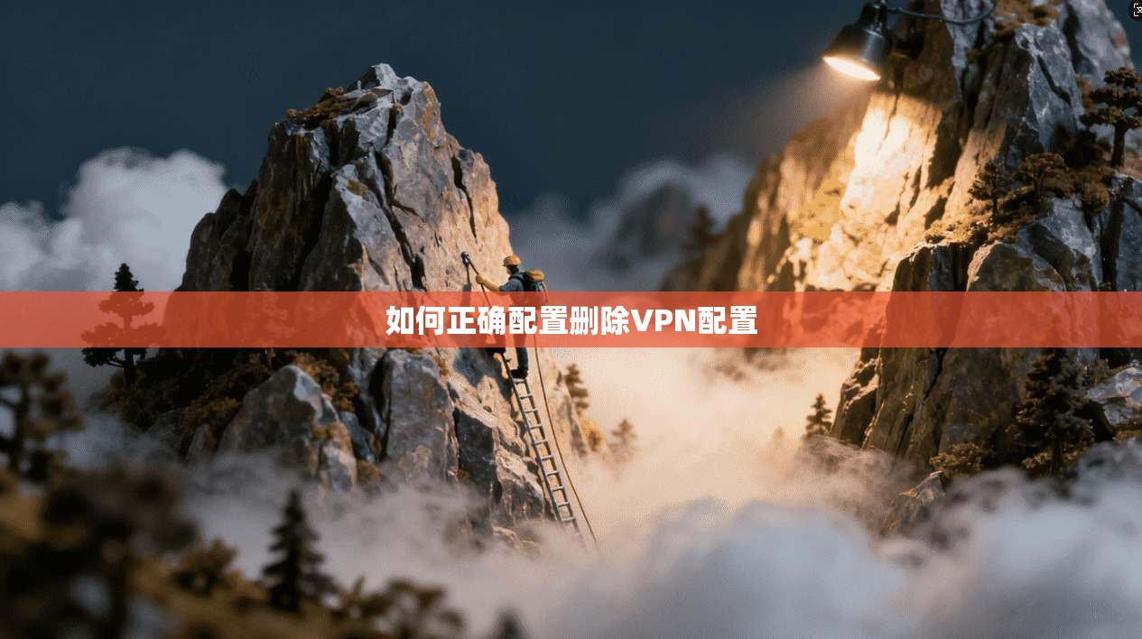 如何正确配置删除VPN配置