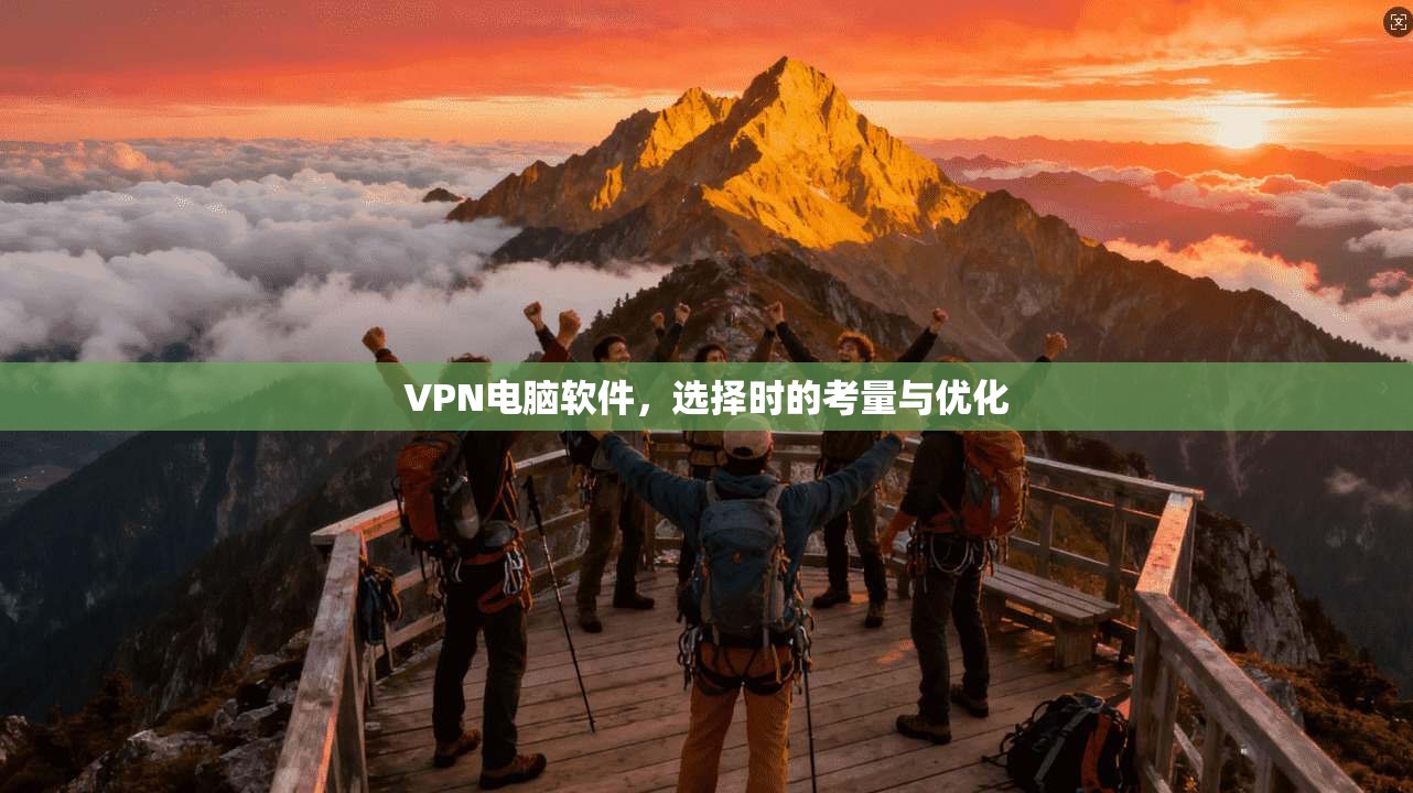 VPN电脑软件，选择时的考量与优化