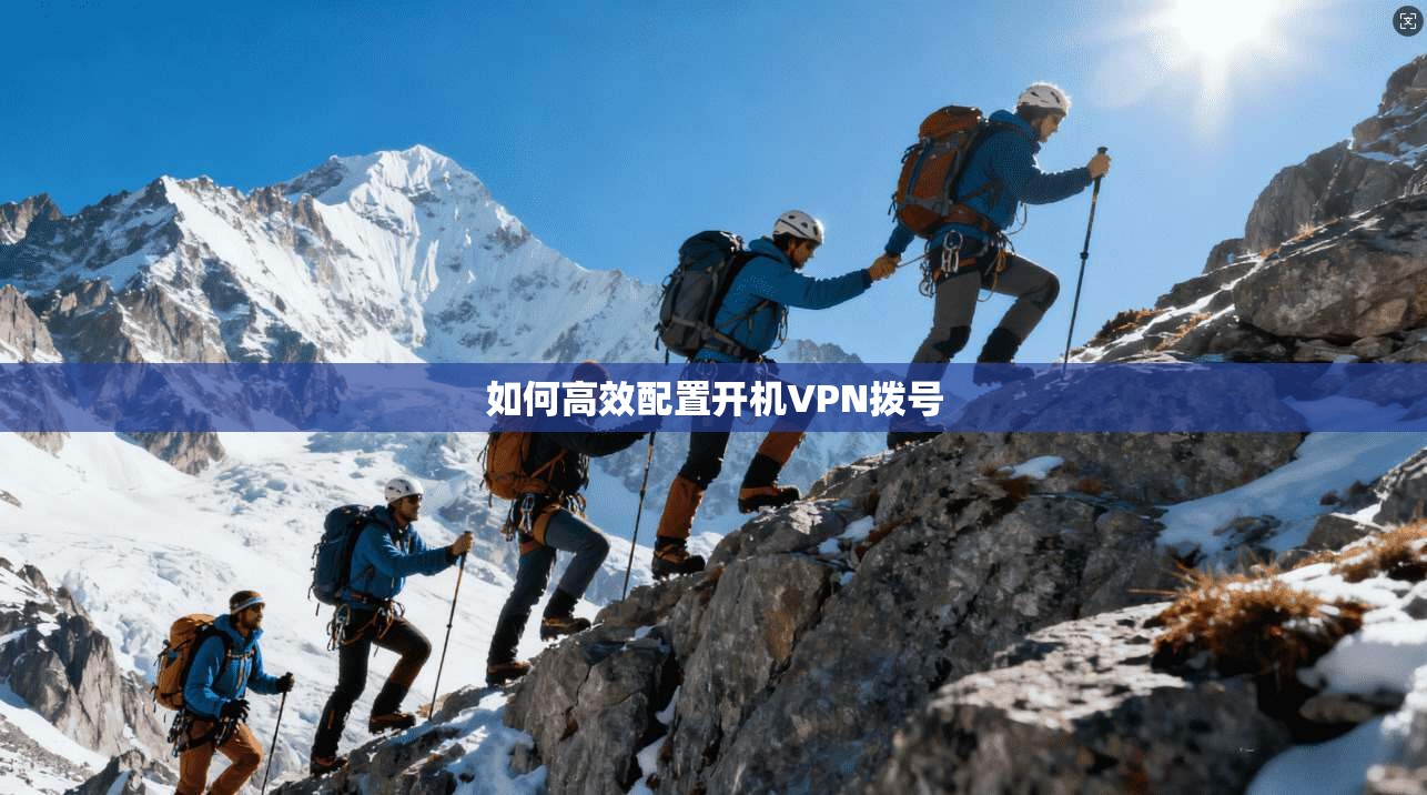 如何高效配置开机VPN拨号