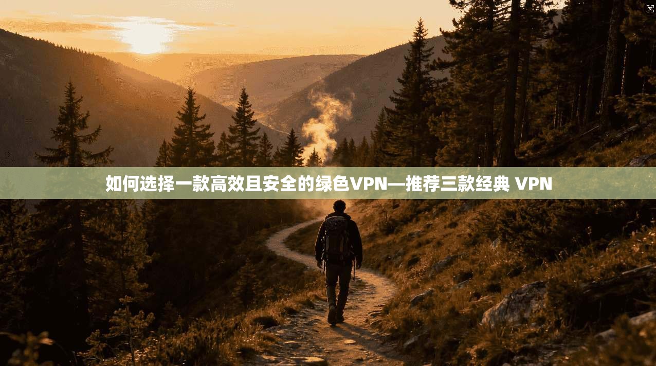如何选择一款高效且安全的绿色VPN—推荐三款经典 VPN