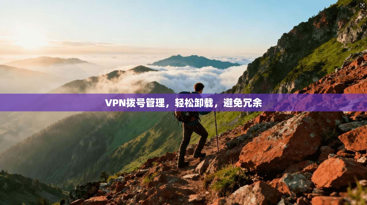 VPN拨号管理，轻松卸载，避免冗余