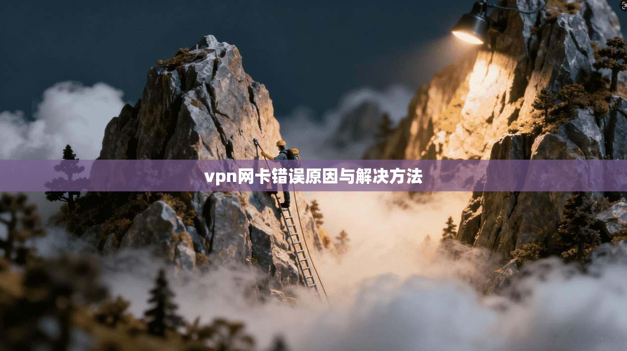 vpn网卡错误原因与解决方法