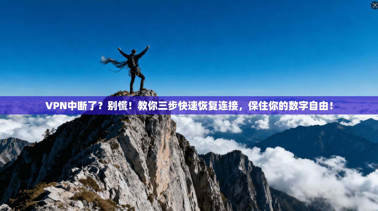 VPN中断了？别慌！教你三步快速恢复连接，保住你的数字自由！