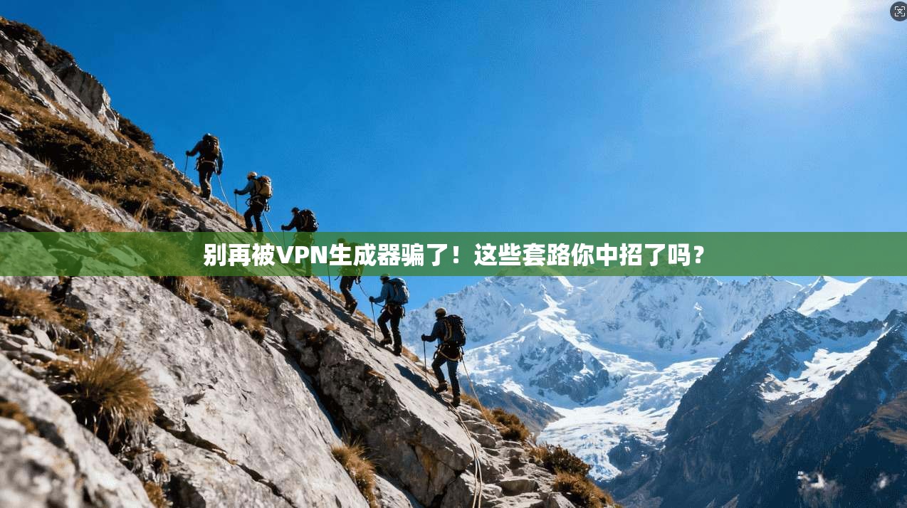 别再被VPN生成器骗了！这些套路你中招了吗？