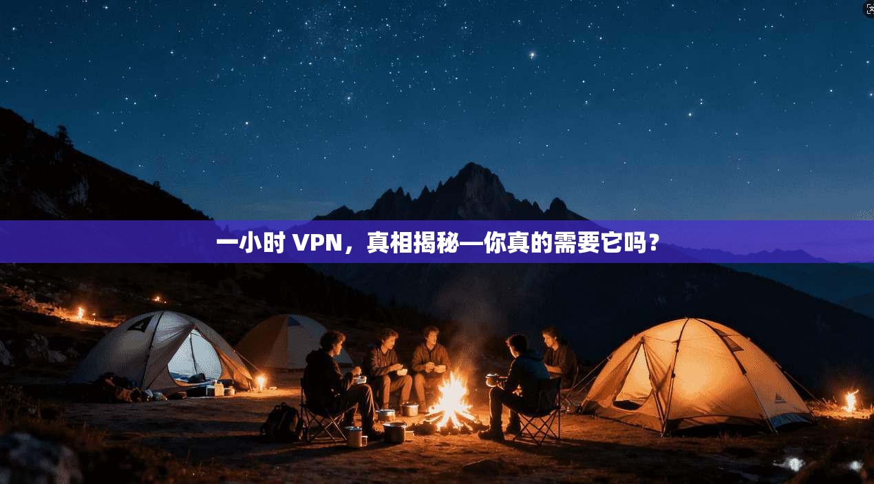 一小时 VPN，真相揭秘—你真的需要它吗？