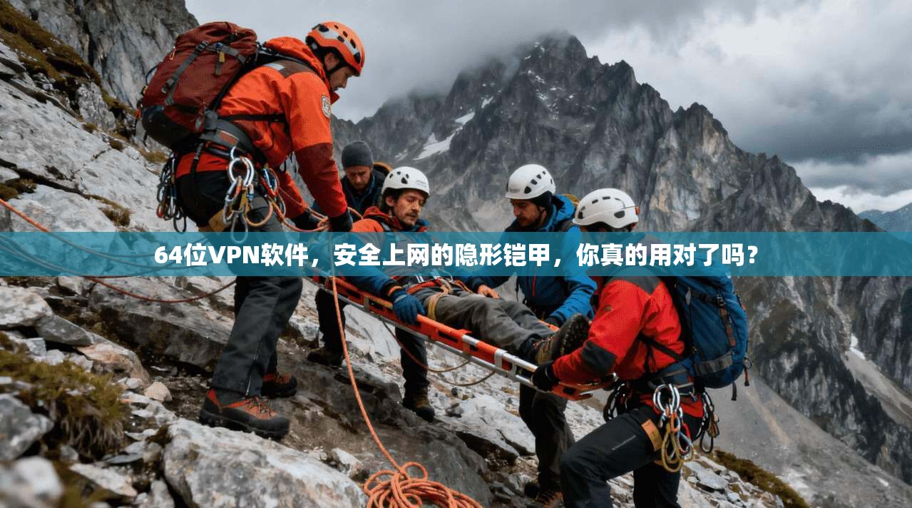 64位VPN软件，安全上网的隐形铠甲，你真的用对了吗？