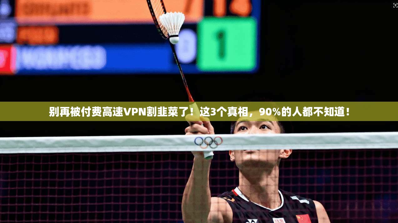 别再被付费高速VPN割韭菜了！这3个真相，90%的人都不知道！