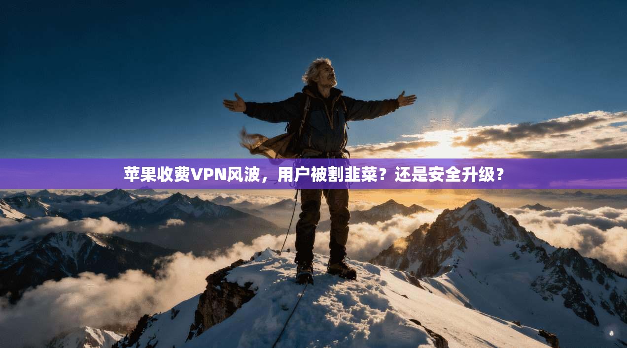 苹果收费VPN风波，用户被割韭菜？还是安全升级？