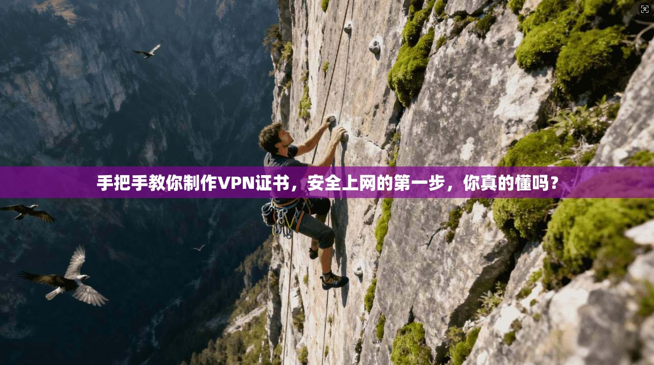 手把手教你制作VPN证书，安全上网的第一步，你真的懂吗？