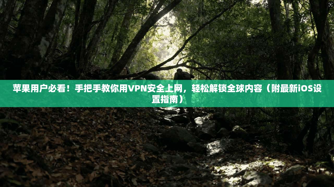 苹果用户必看！手把手教你用VPN安全上网，轻松解锁全球内容（附最新iOS设置指南）