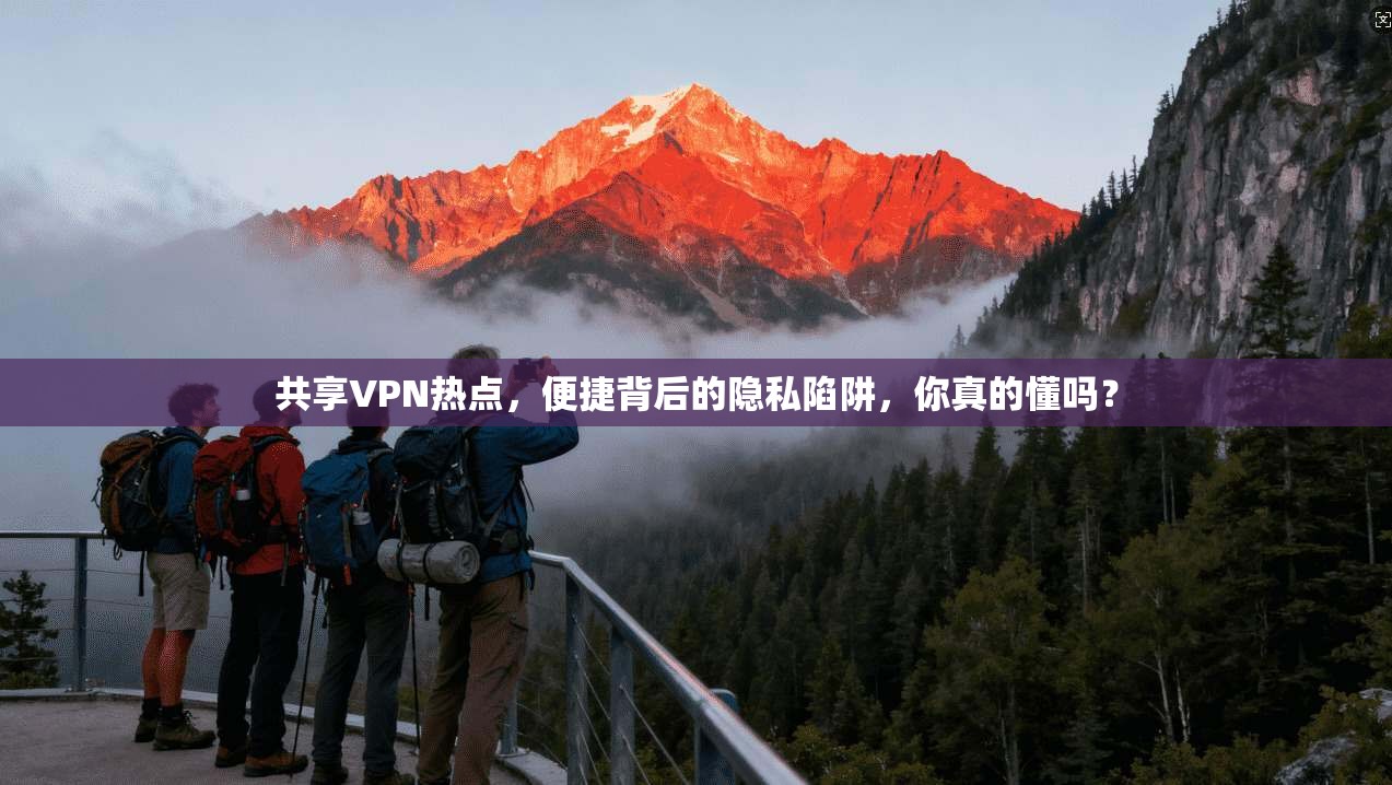 共享VPN热点，便捷背后的隐私陷阱，你真的懂吗？