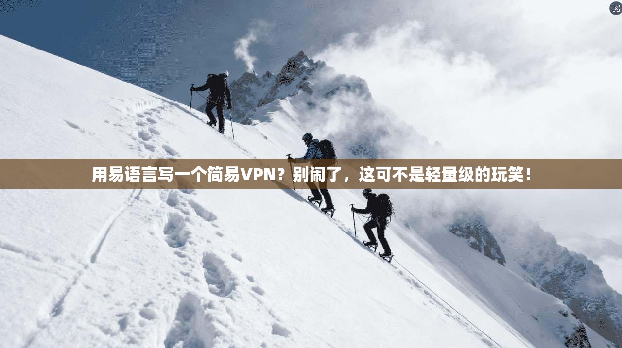 用易语言写一个简易VPN？别闹了，这可不是轻量级的玩笑！