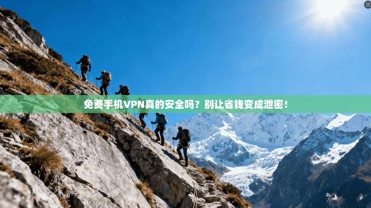 免费手机VPN真的安全吗？别让省钱变成泄密！