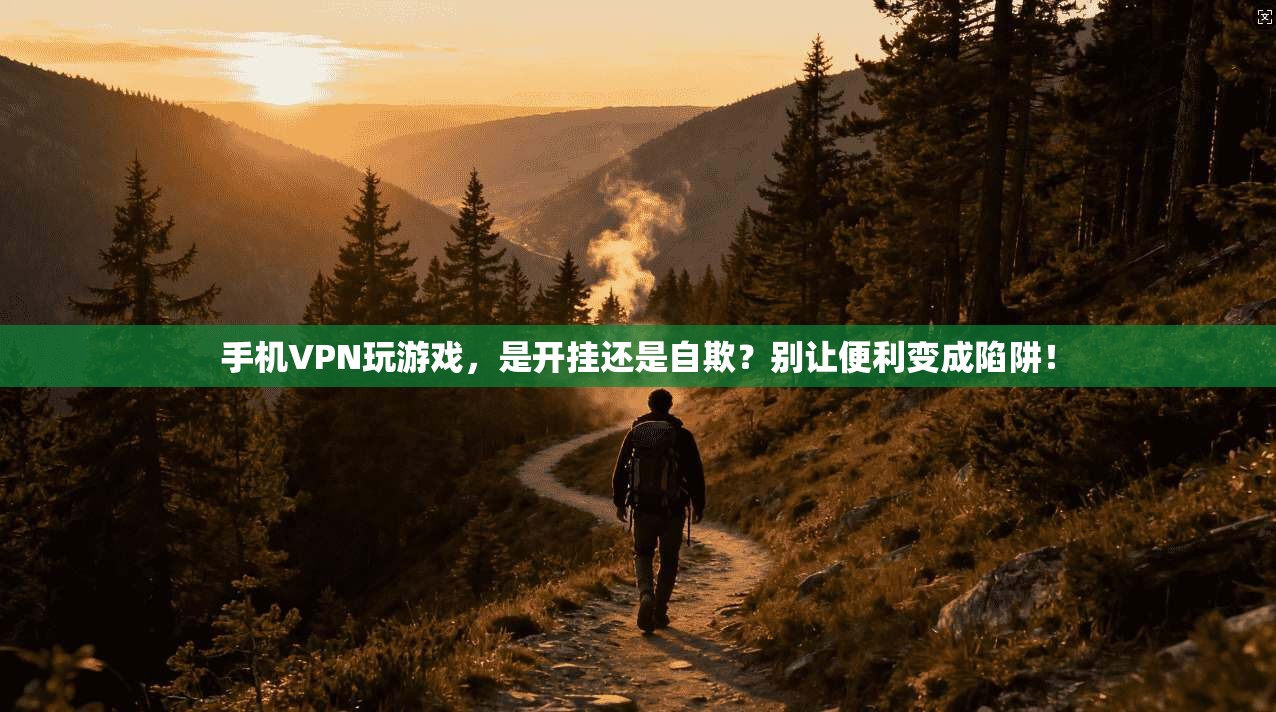 手机VPN玩游戏，是开挂还是自欺？别让便利变成陷阱！