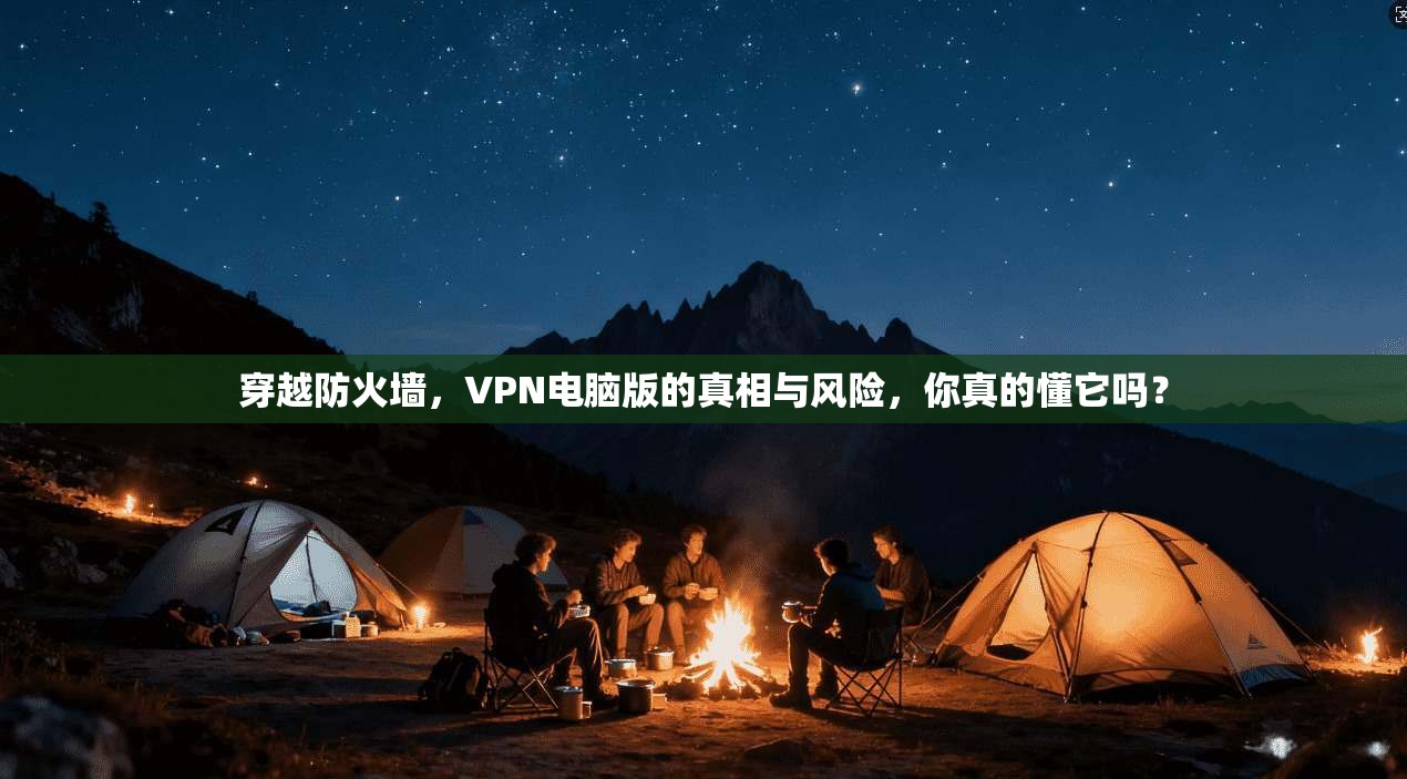 穿越防火墙，VPN电脑版的真相与风险，你真的懂它吗？