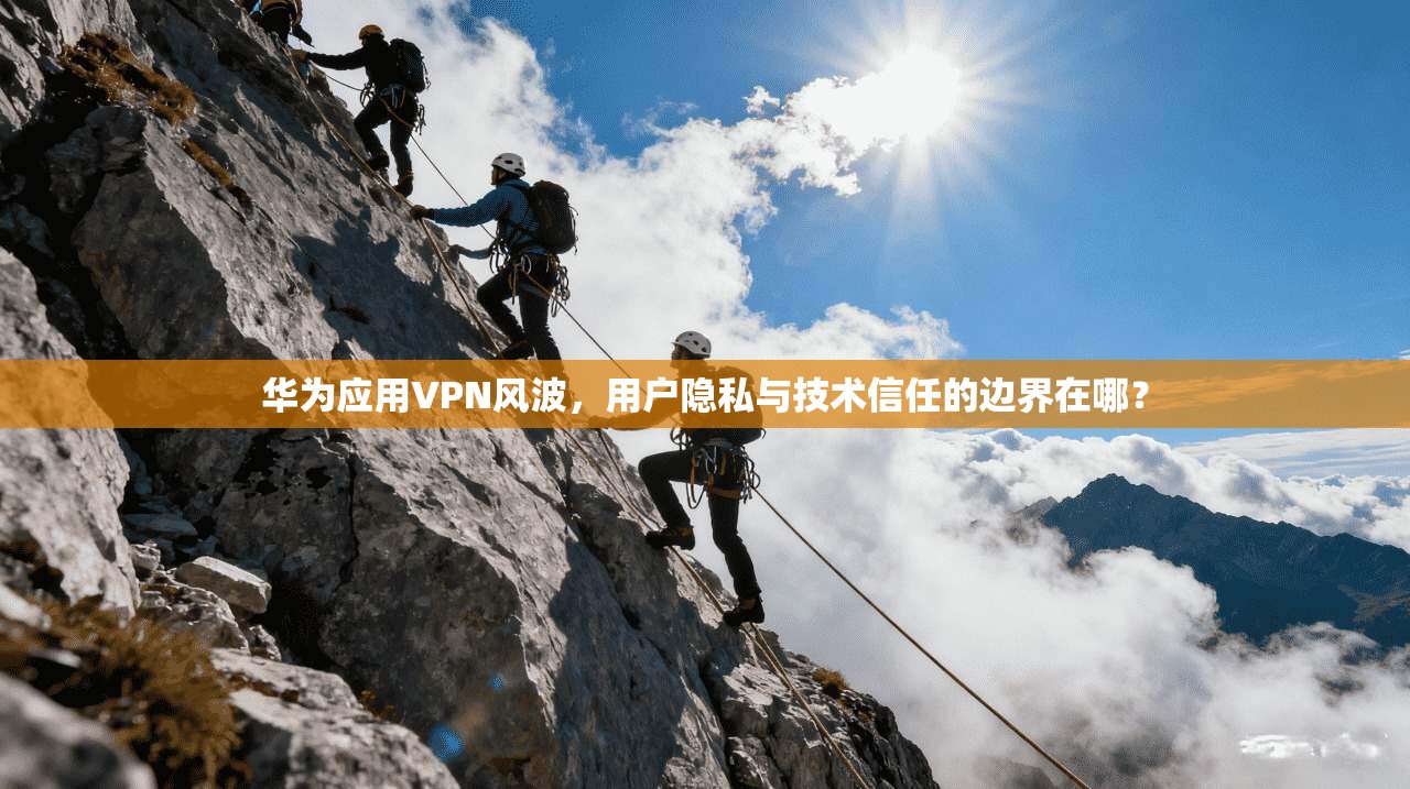 华为应用VPN风波，用户隐私与技术信任的边界在哪？