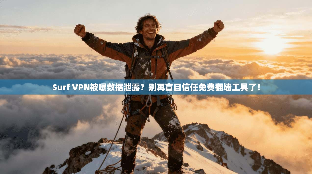 Surf VPN被曝数据泄露？别再盲目信任免费翻墙工具了！