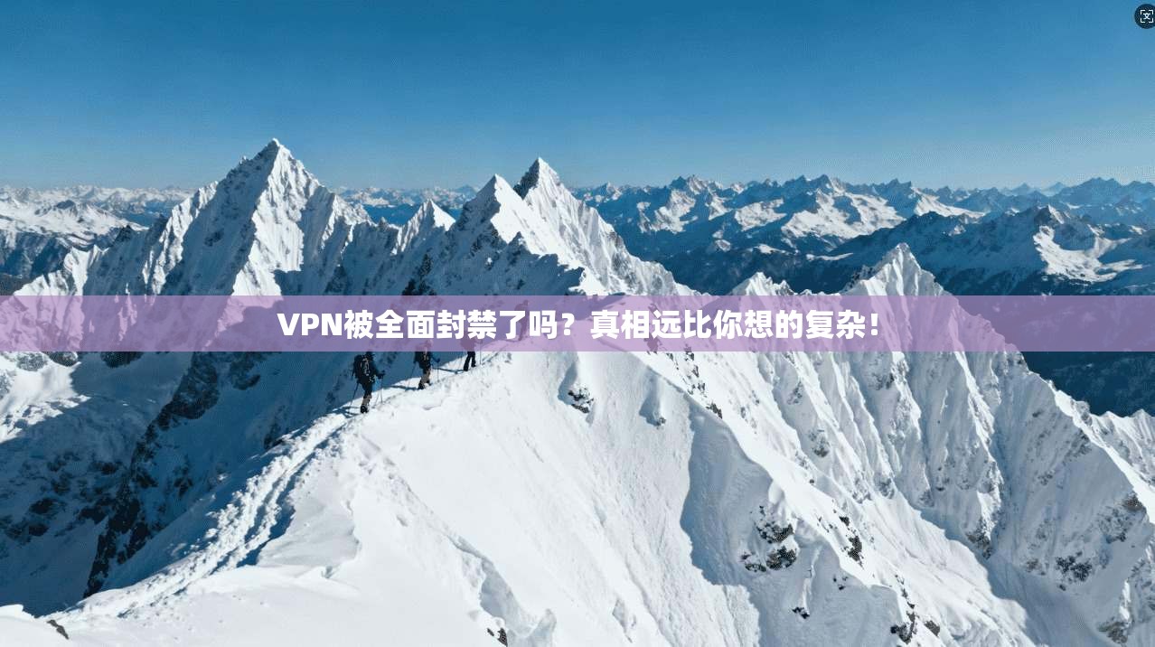 VPN被全面封禁了吗？真相远比你想的复杂！