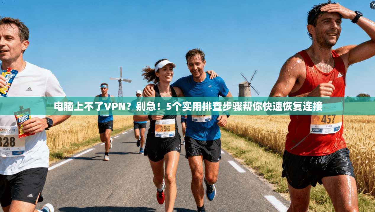 电脑上不了VPN？别急！5个实用排查步骤帮你快速恢复连接