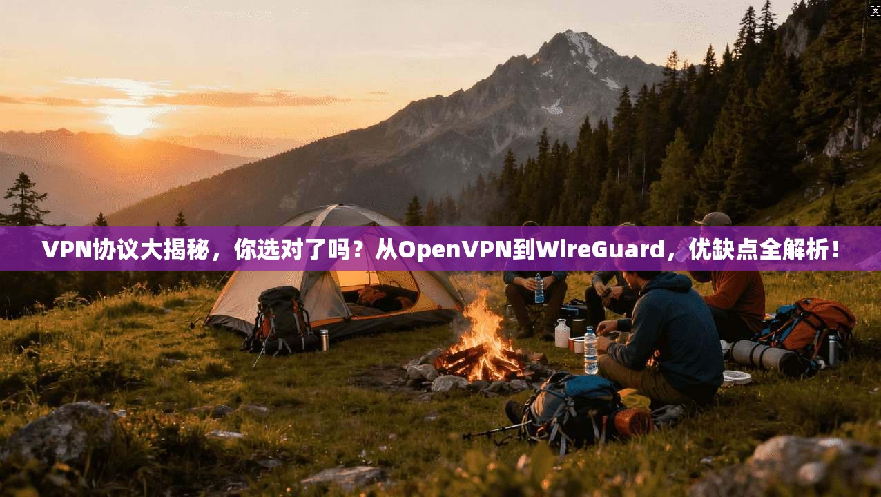 VPN协议大揭秘，你选对了吗？从OpenVPN到WireGuard，优缺点全解析！