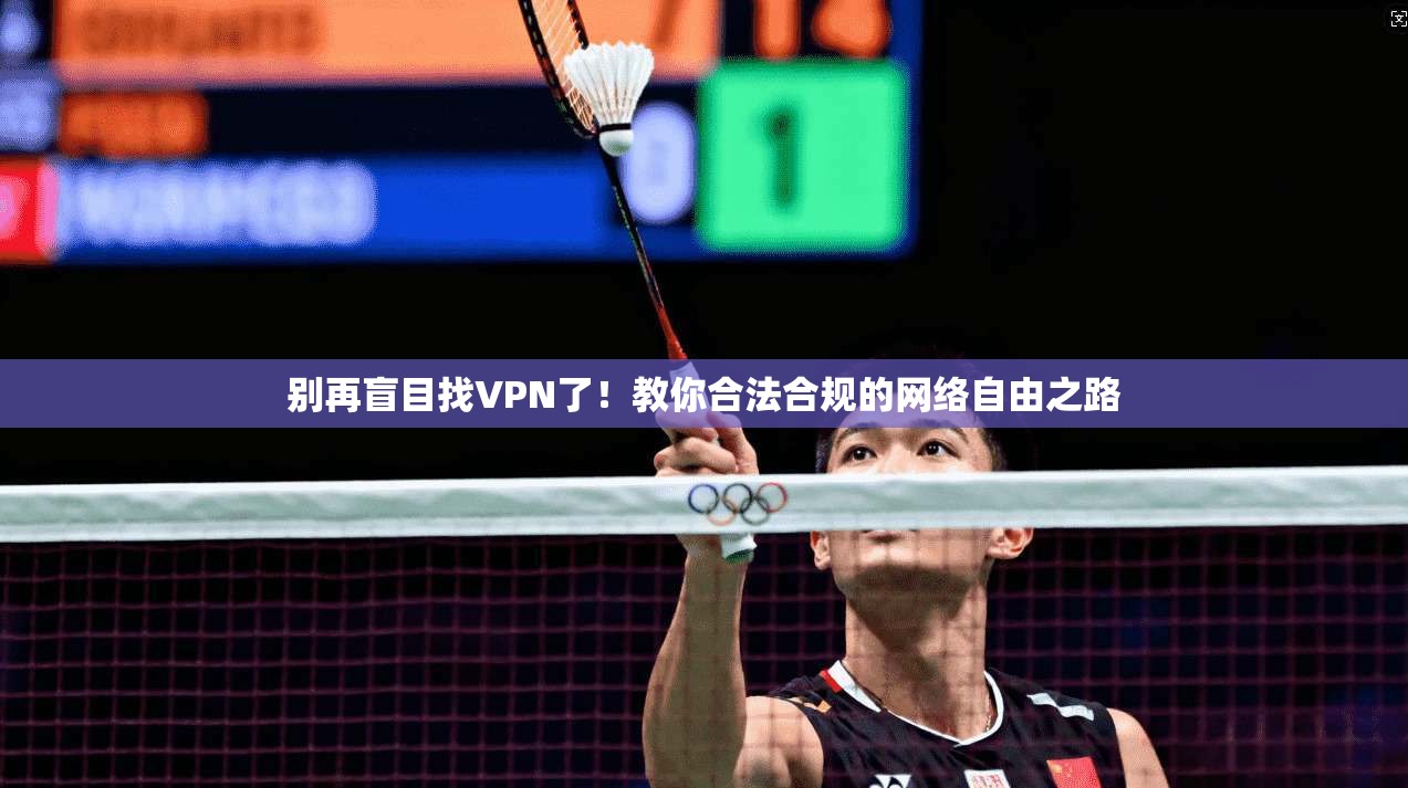 别再盲目找VPN了!教你合法合规的网络自由之路