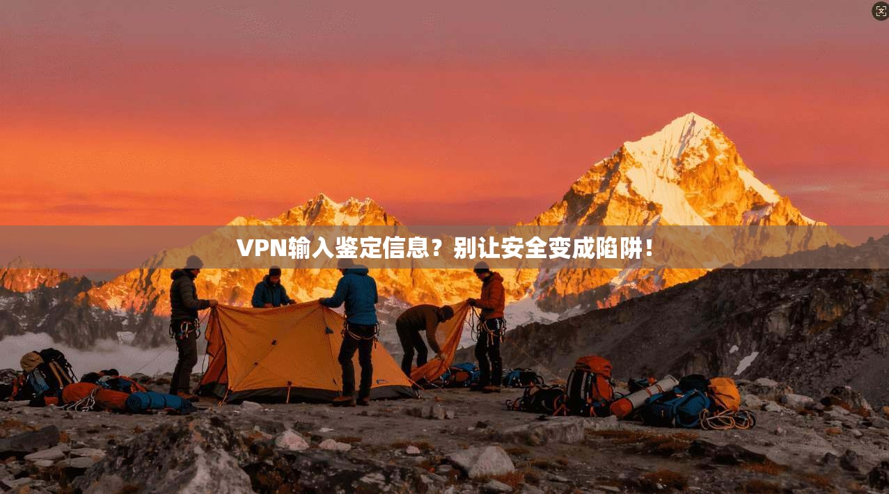 VPN输入鉴定信息？别让安全变成陷阱！