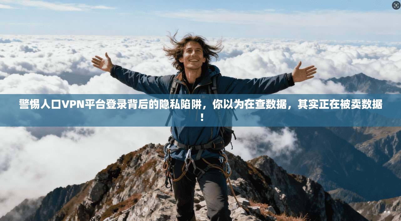 警惕人口VPN平台登录背后的隐私陷阱，你以为在查数据，其实正在被卖数据！