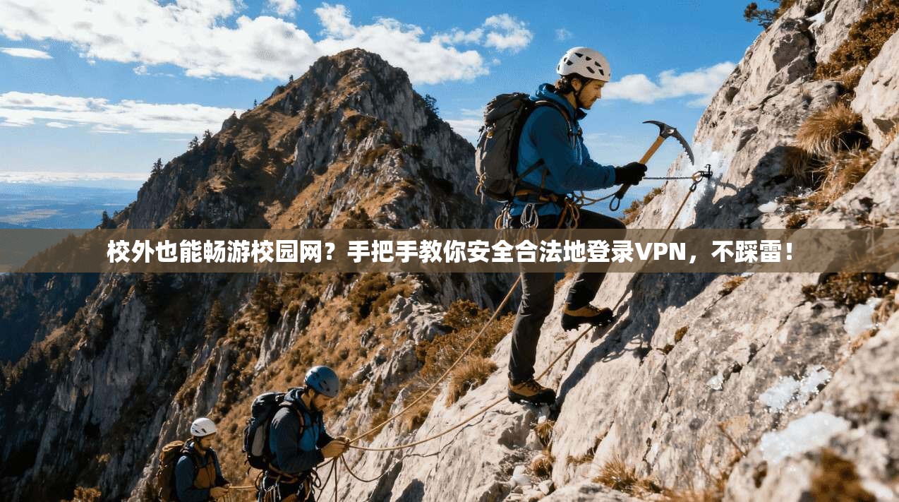 校外也能畅游校园网？手把手教你安全合法地登录VPN，不踩雷！