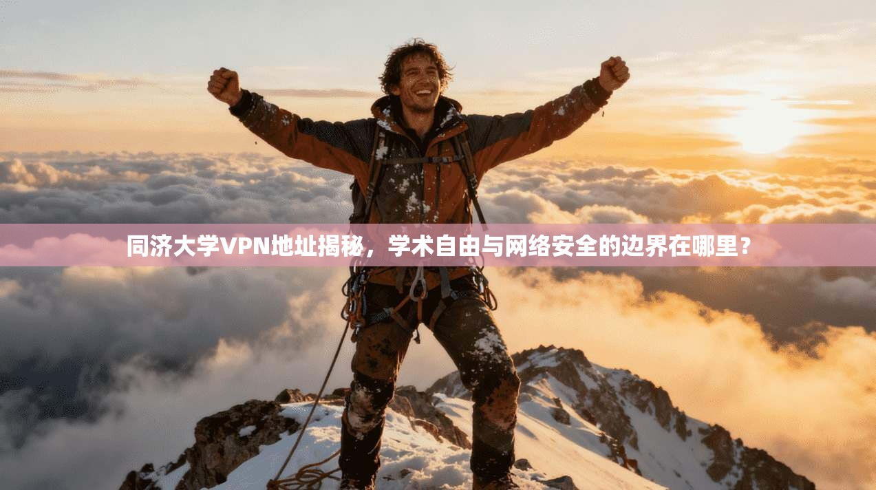 同济大学VPN地址揭秘，学术自由与网络安全的边界在哪里？