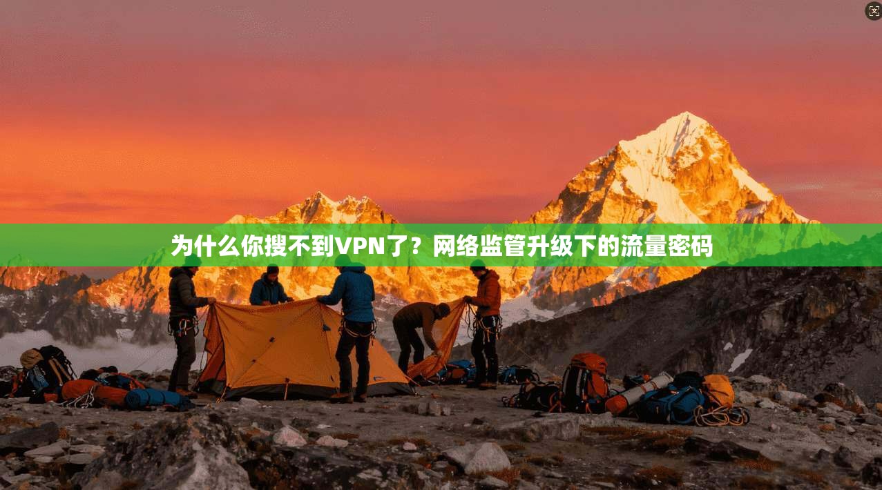 为什么你搜不到VPN了？网络监管升级下的流量密码