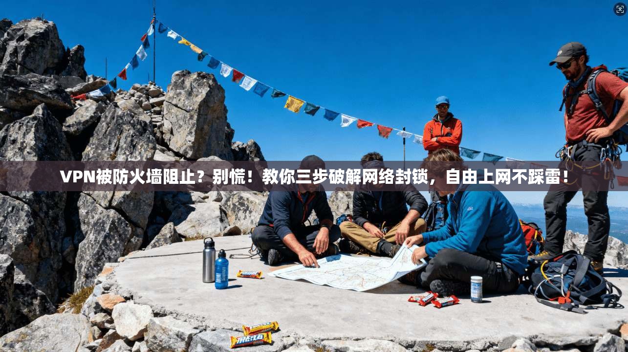 VPN被防火墙阻止？别慌！教你三步破解网络封锁，自由上网不踩雷！