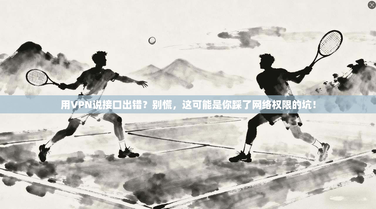 用VPN说接口出错？别慌，这可能是你踩了网络权限的坑！