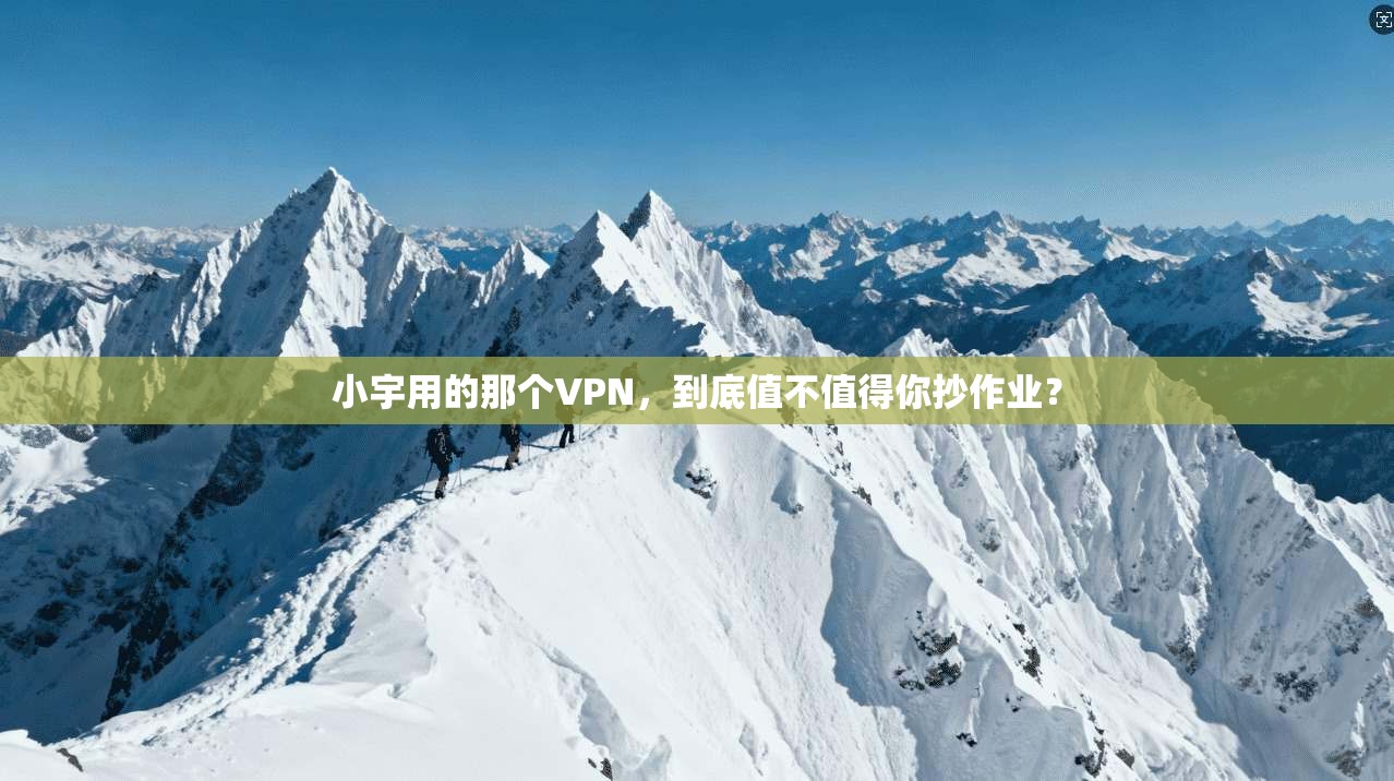 小宇用的那个VPN，到底值不值得你抄作业？