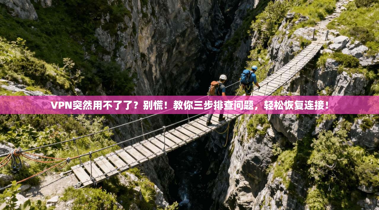 VPN突然用不了了？别慌！教你三步排查问题，轻松恢复连接！