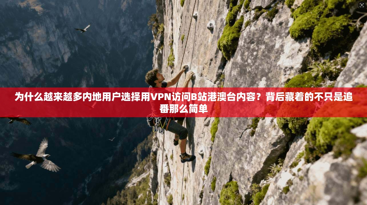为什么越来越多内地用户选择用VPN访问B站港澳台内容？背后藏着的不只是追番那么简单