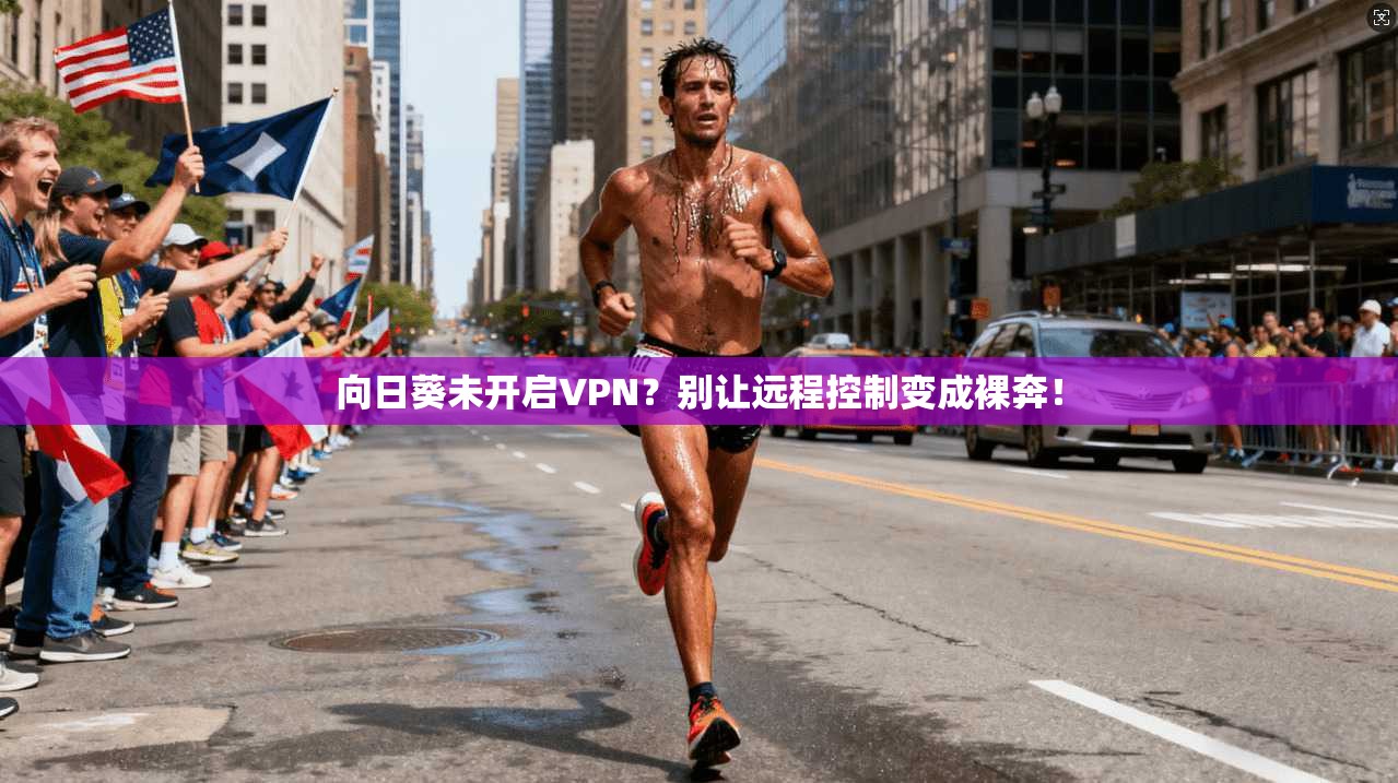 向日葵未开启VPN？别让远程控制变成裸奔！
