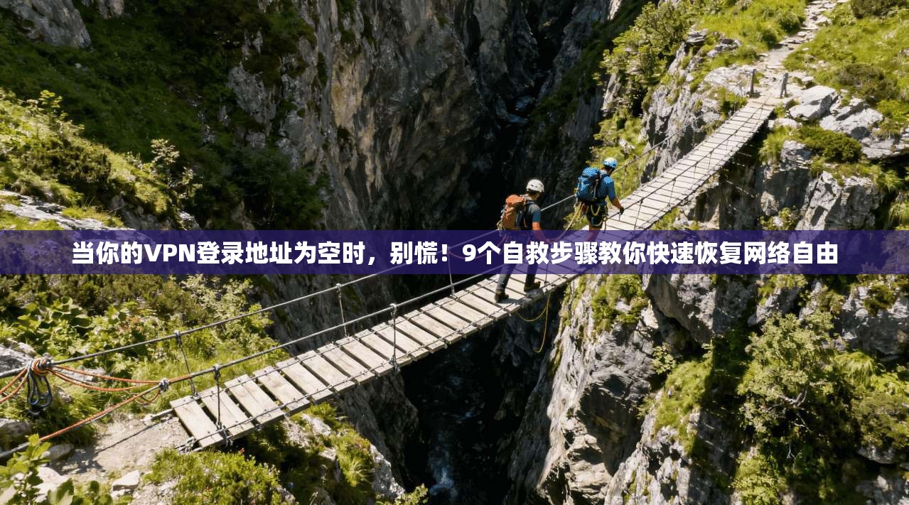 当你的VPN登录地址为空时，别慌！9个自救步骤教你快速恢复网络自由
