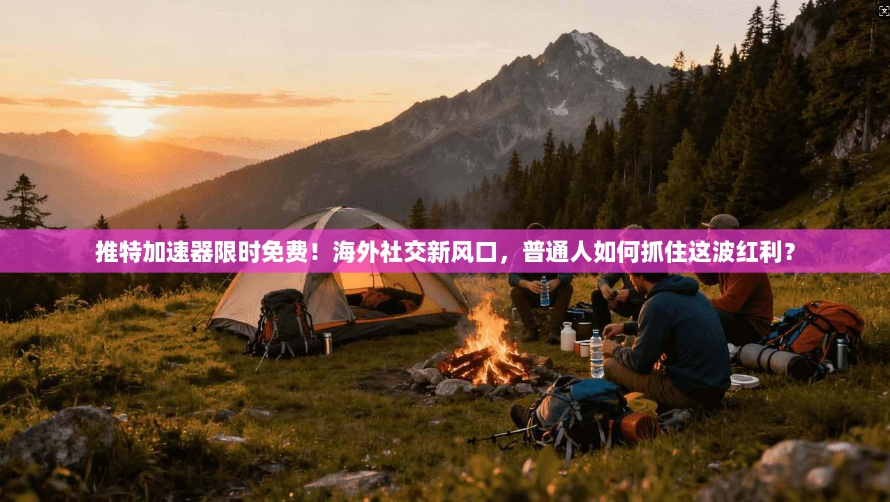 推特加速器限时免费！海外社交新风口，普通人如何抓住这波红利？