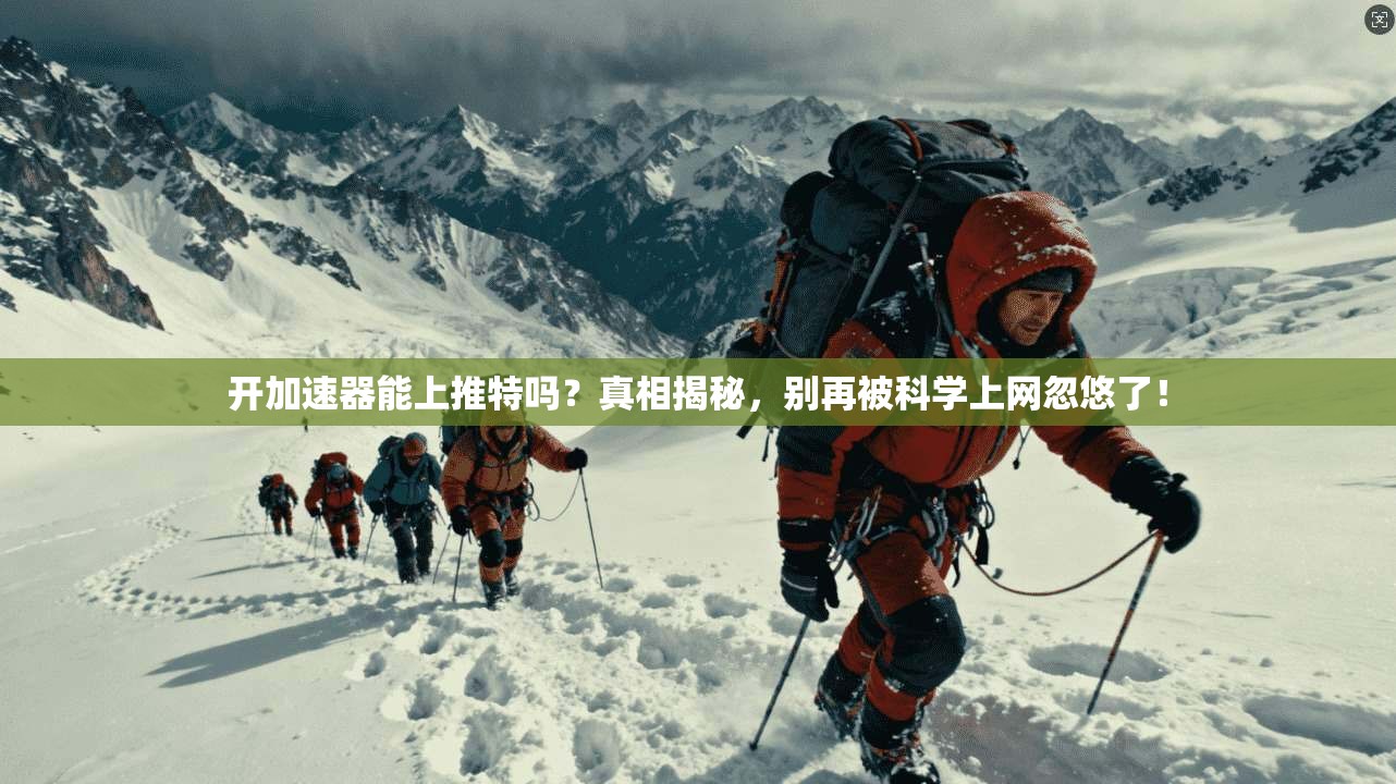 开加速器能上推特吗？真相揭秘，别再被科学上网忽悠了！