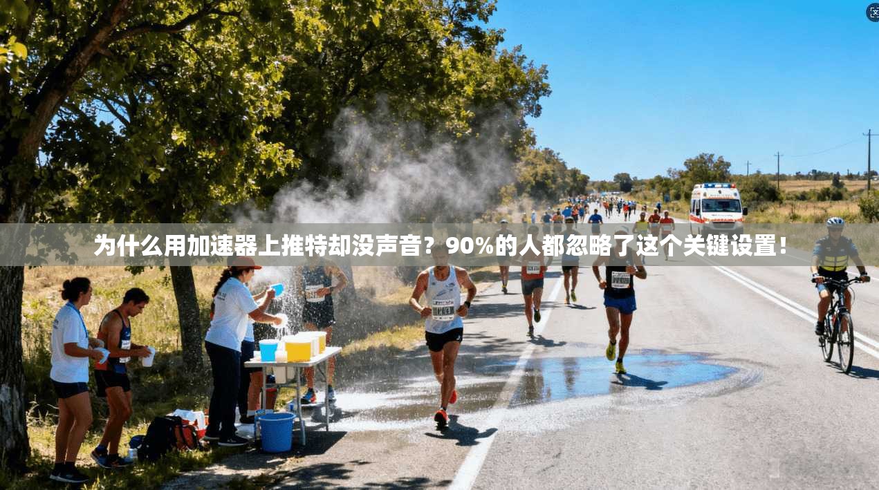为什么用加速器上推特却没声音？90%的人都忽略了这个关键设置！