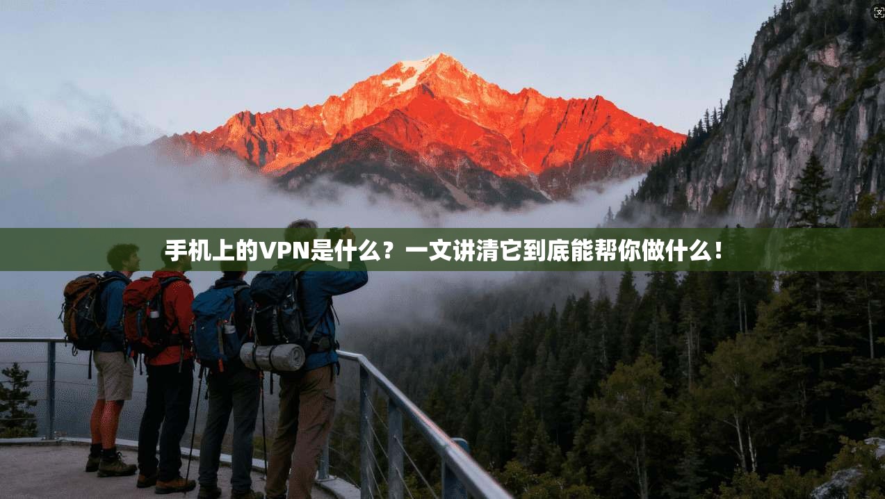 手机上的VPN是什么？一文讲清它到底能帮你做什么！