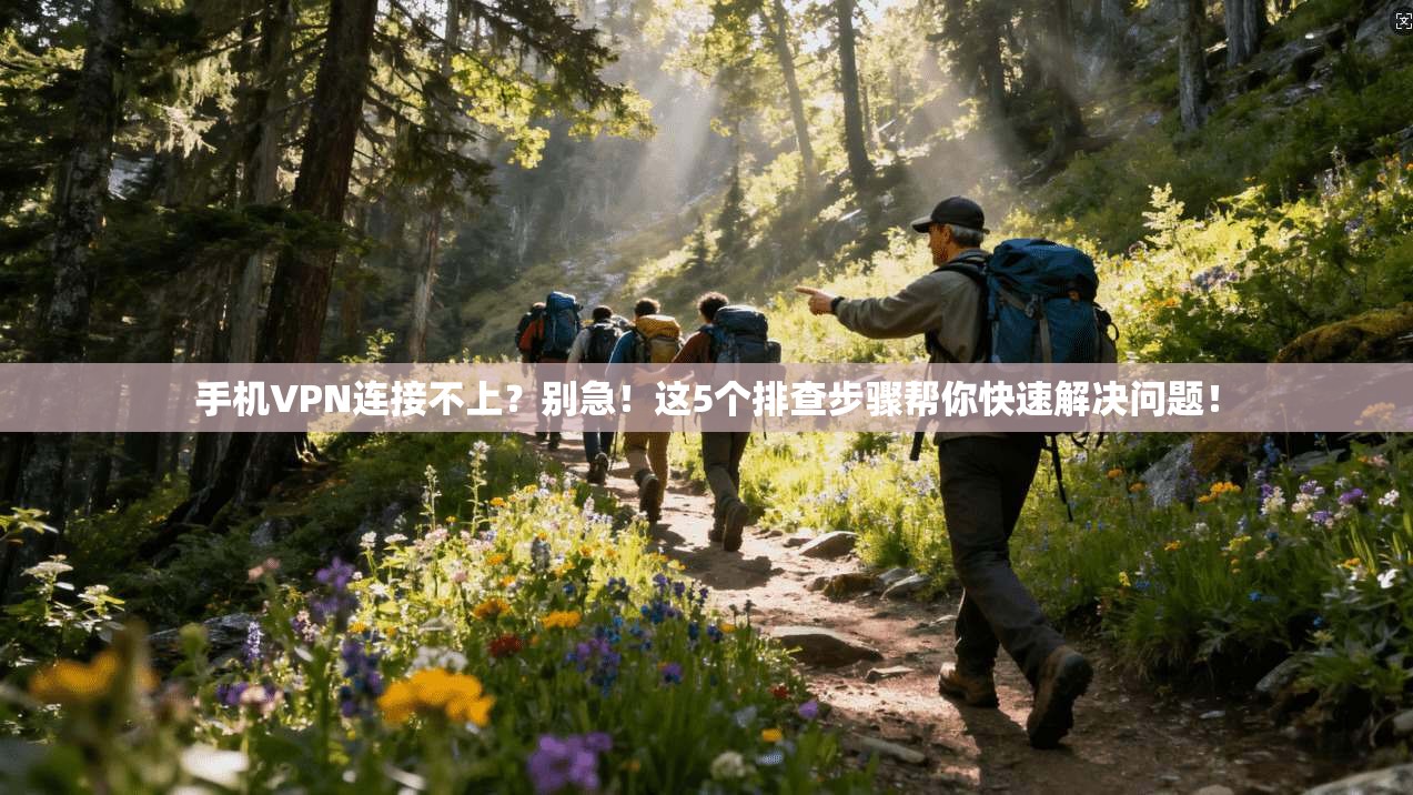 手机VPN连接不上？别急！这5个排查步骤帮你快速解决问题！