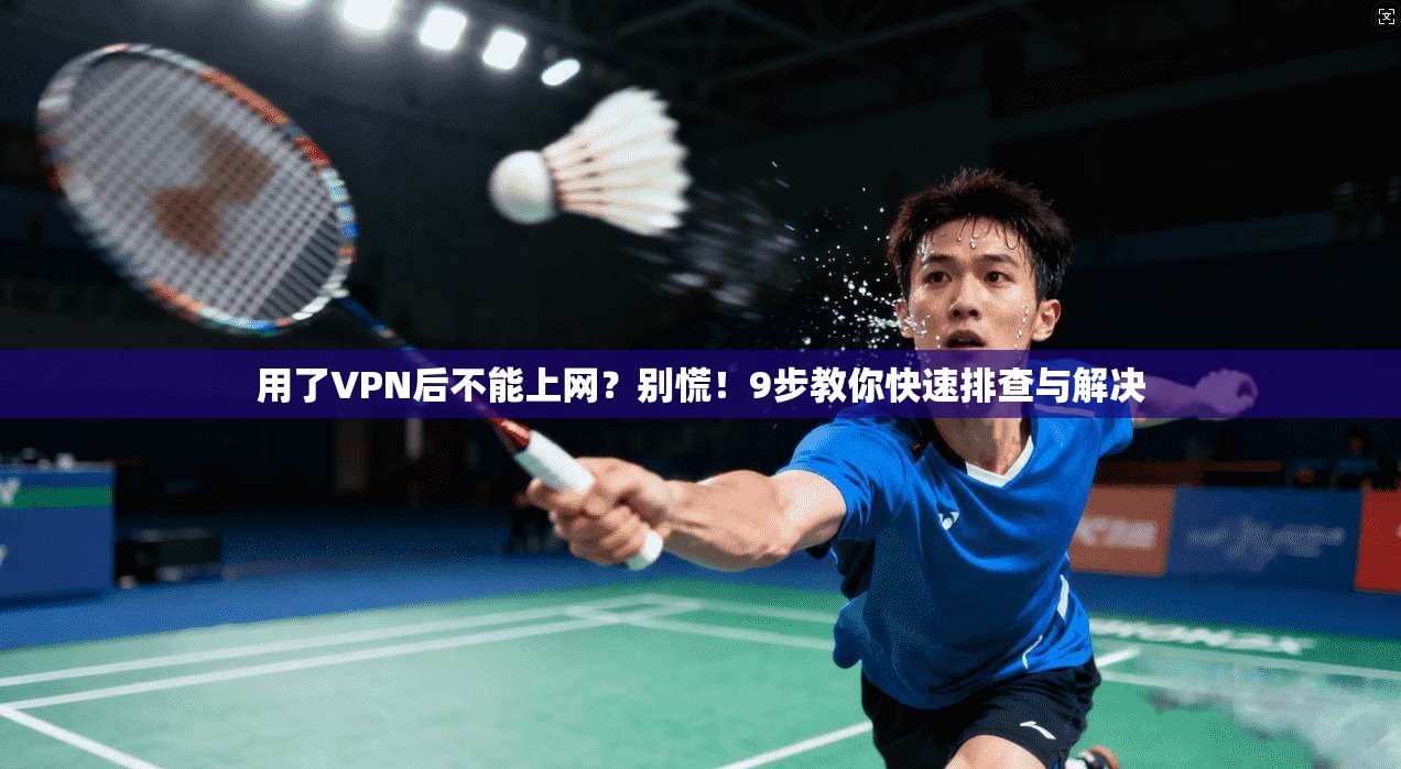 用了VPN后不能上网？别慌！9步教你快速排查与解决