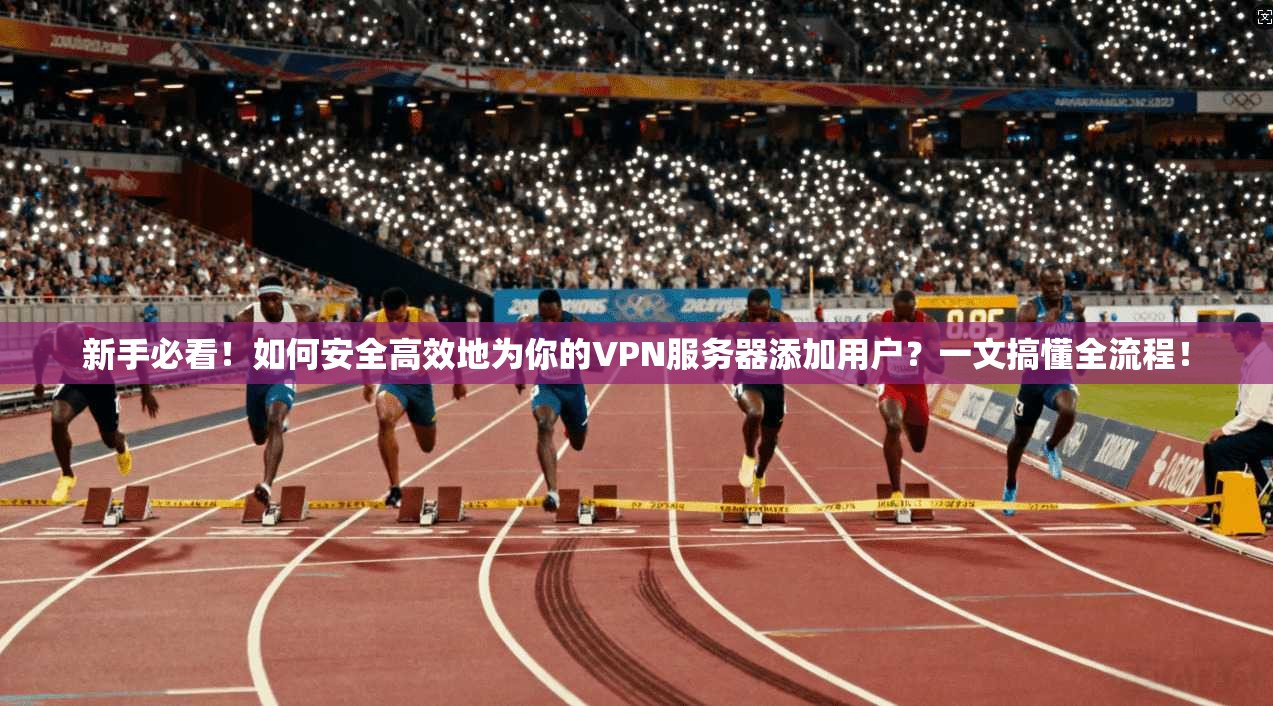 新手必看！如何安全高效地为你的VPN服务器添加用户？一文搞懂全流程！