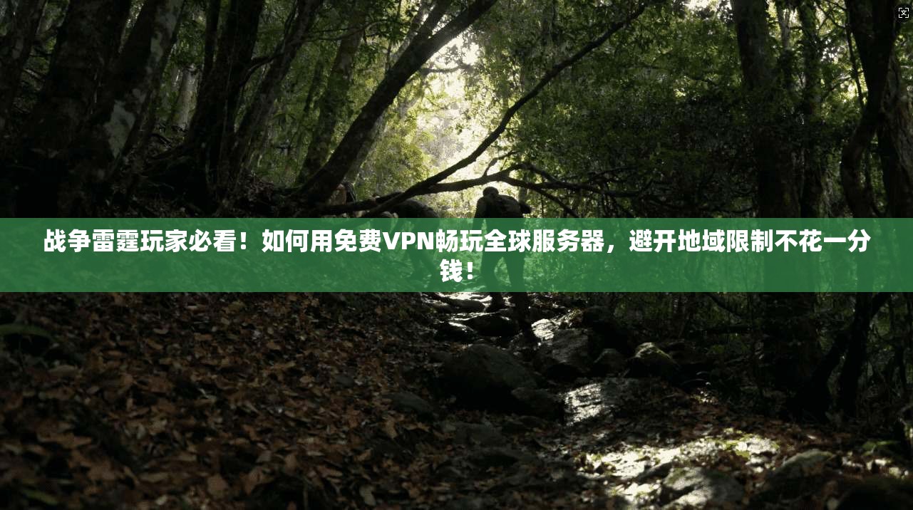 战争雷霆玩家必看！如何用免费VPN畅玩全球服务器，避开地域限制不花一分钱！