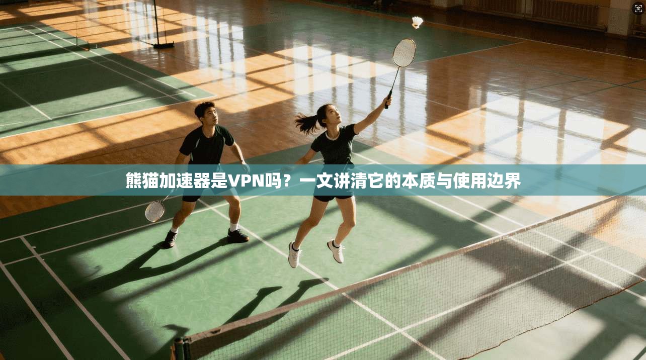 熊猫加速器是VPN吗?一文讲清它的本质与使用边界