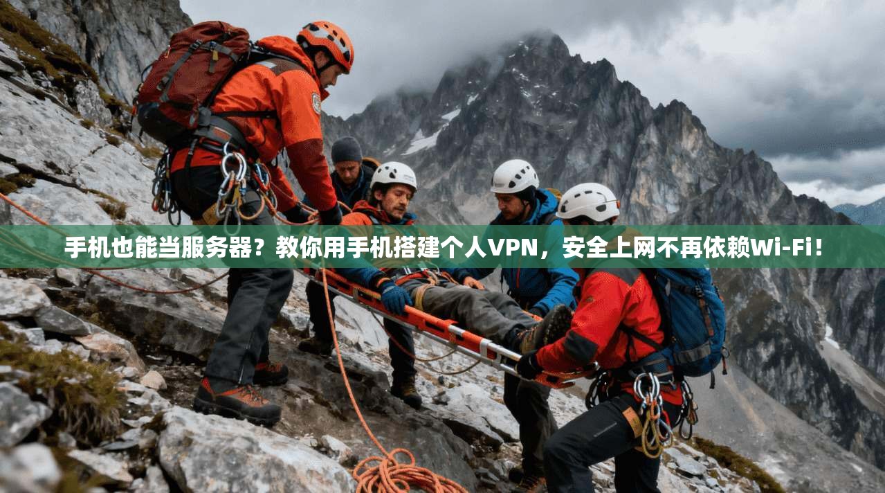 手机也能当服务器？教你用手机搭建个人VPN，安全上网不再依赖Wi-Fi！