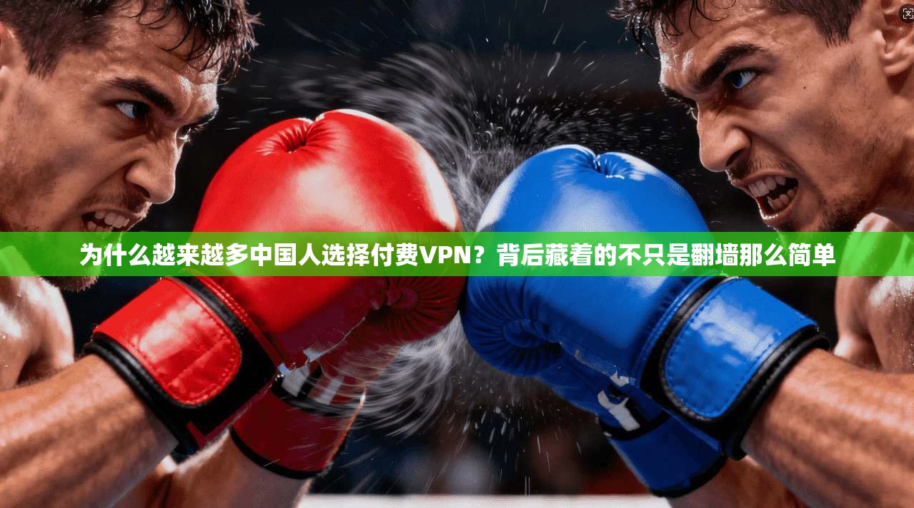 为什么越来越多中国人选择付费VPN?背后藏着的不只是翻墙那么简单