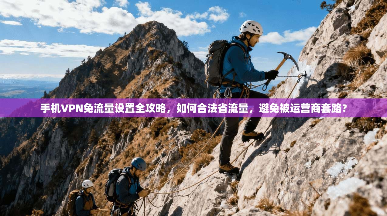 手机VPN免流量设置全攻略，如何合法省流量，避免被运营商套路？