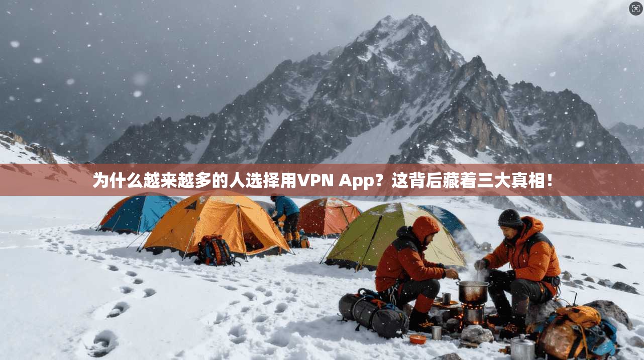 为什么越来越多的人选择用VPN App?这背后藏着三大真相!